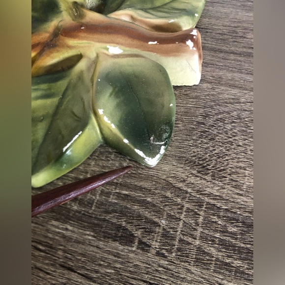 Vtg Yellow Pear Bundle Chalkware Wall Decor - Picture 9 of 15